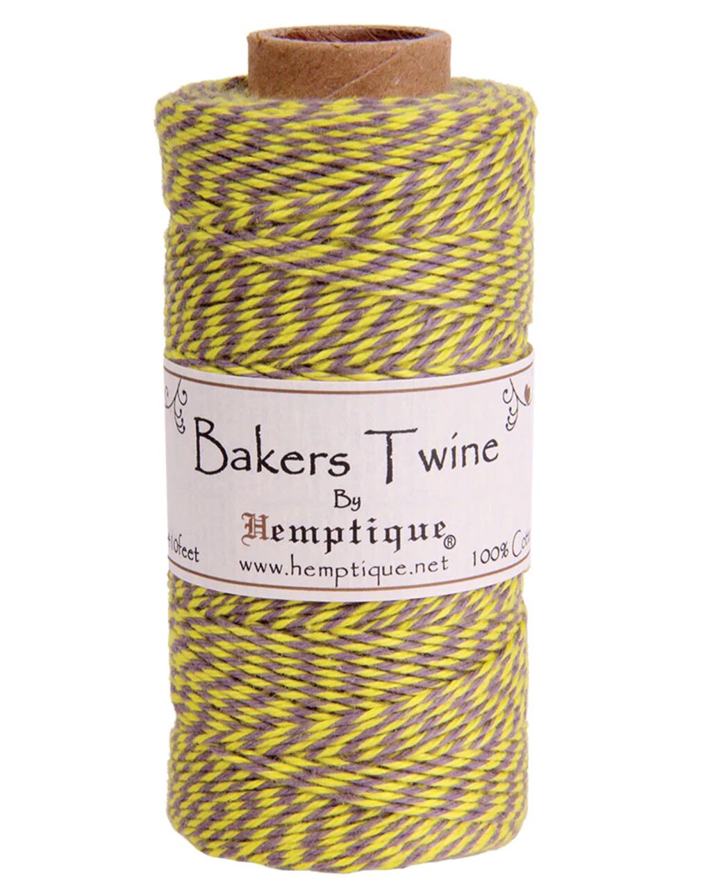 Hemptique Cotton Bakers Twine 2-Ply Spools Eco Friendly Sustainable Naturally Grown Jewelry Bracelet Making Paper Crafting Scrapbooking Bookbinding Mixed Media Crocheting Macrame Seasonal Holiday Gift Wrapping Outdoor Gardening